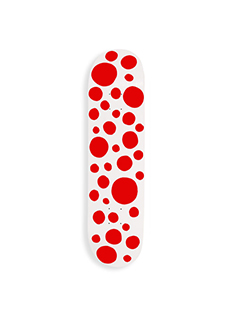 Big Red Dots Skateboard by Yayoi Kusama x MOMA